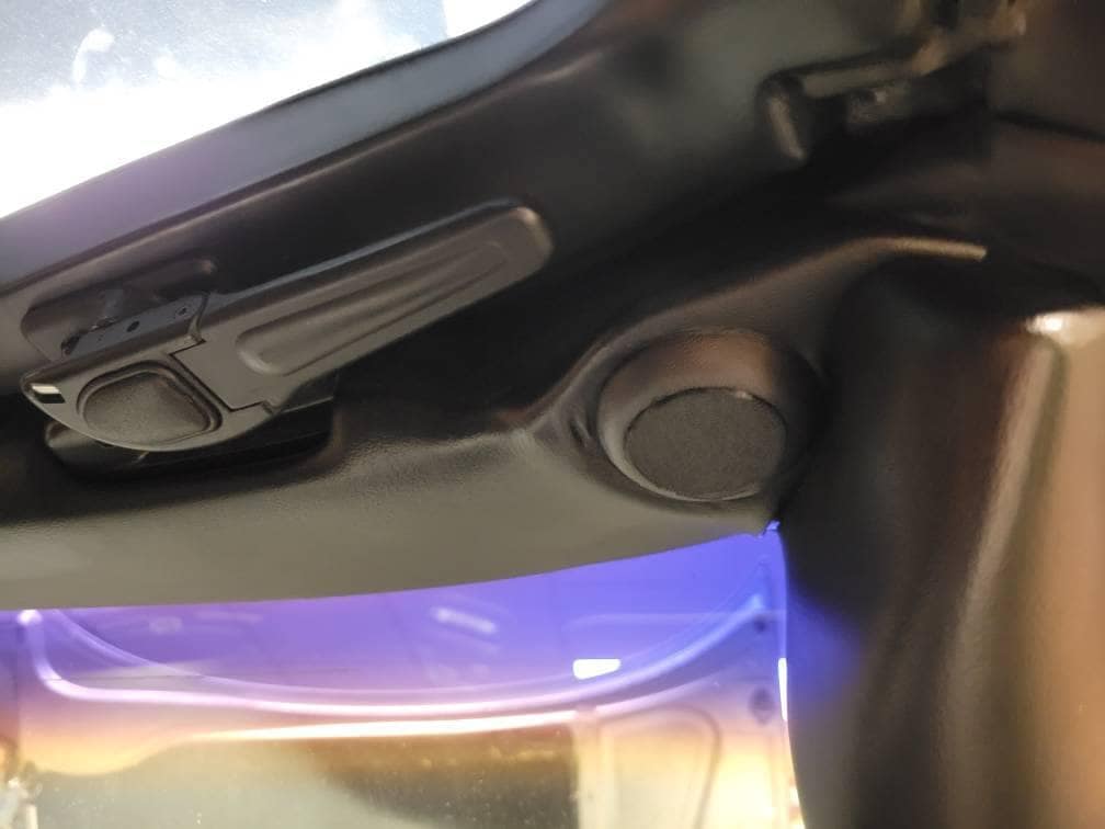 C5 Corvette sun visor delete
