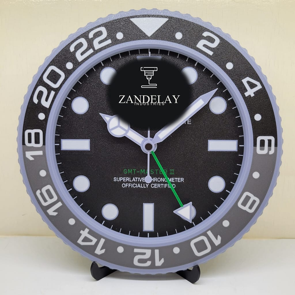 10" GMT Bezel-Style Wall / Desk Clock — Zandelay Industries hero image