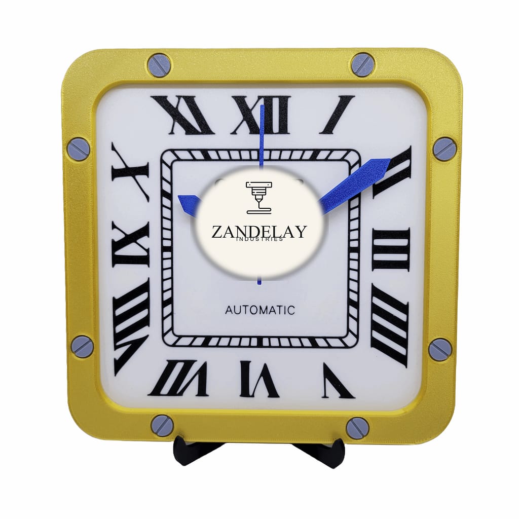 10" Square Luxury-Style Wall / Desk Clock — Zandelay Industries hero image