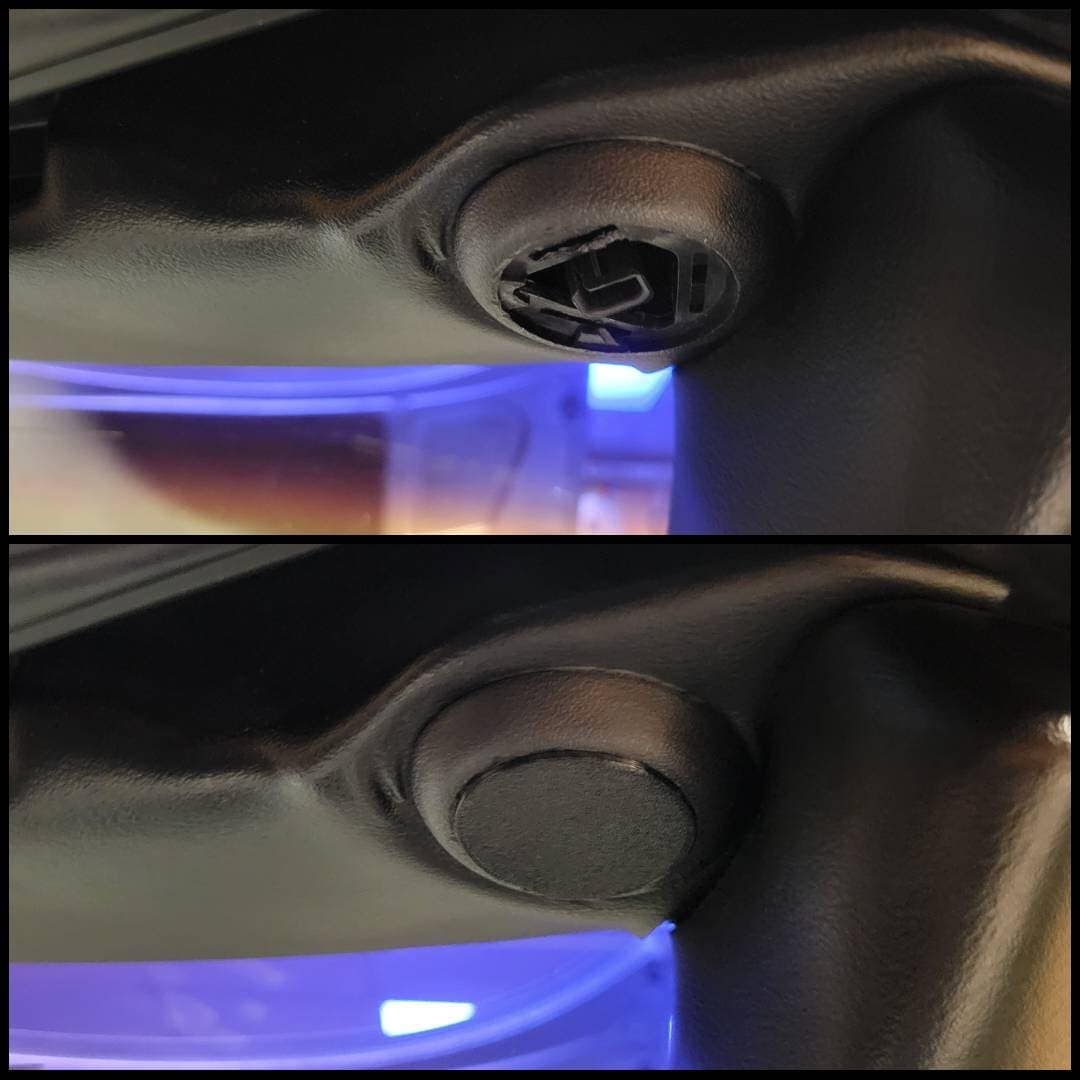 Sun Visor Delete Plug Bracket (Pair) — Compatible with Corvette C5 (1997-2004) — photo 2