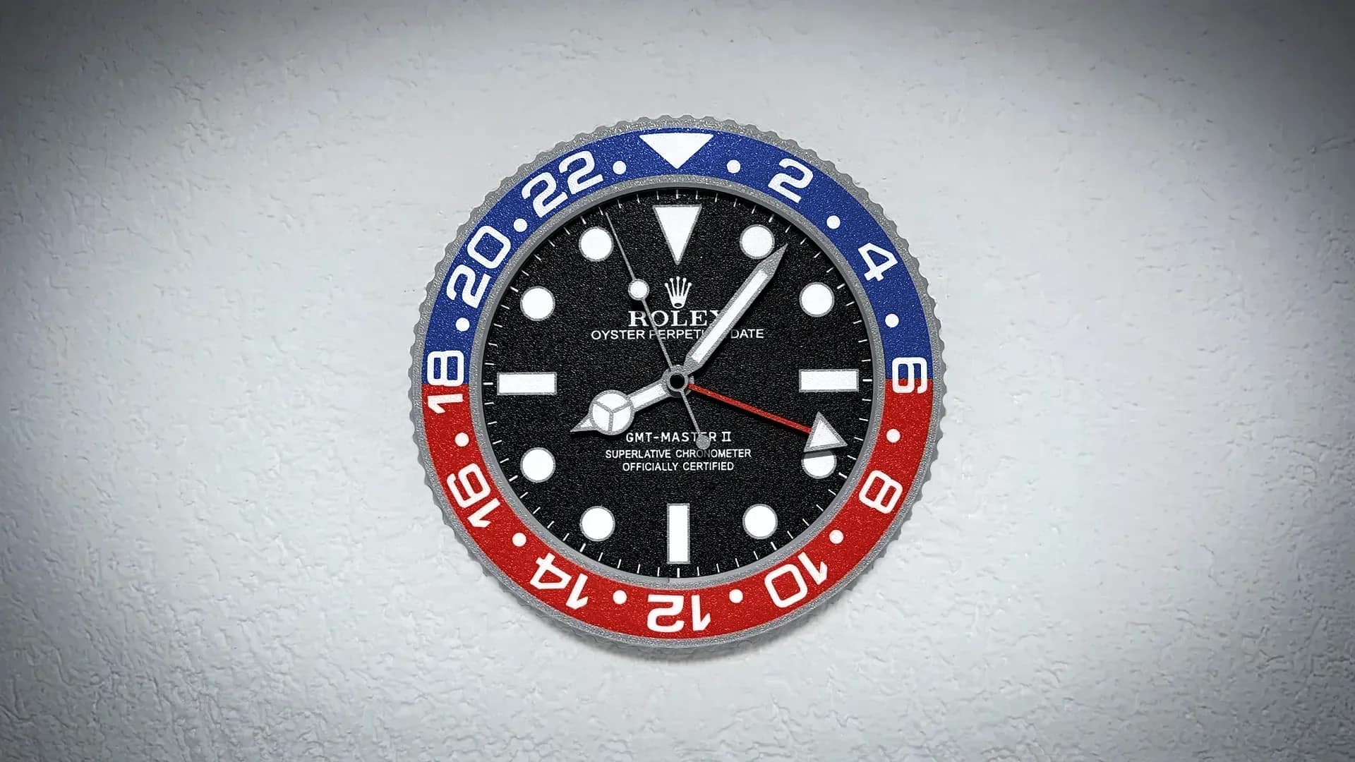 ROLEX GMT ディスコンモデル置時計　10inch 10