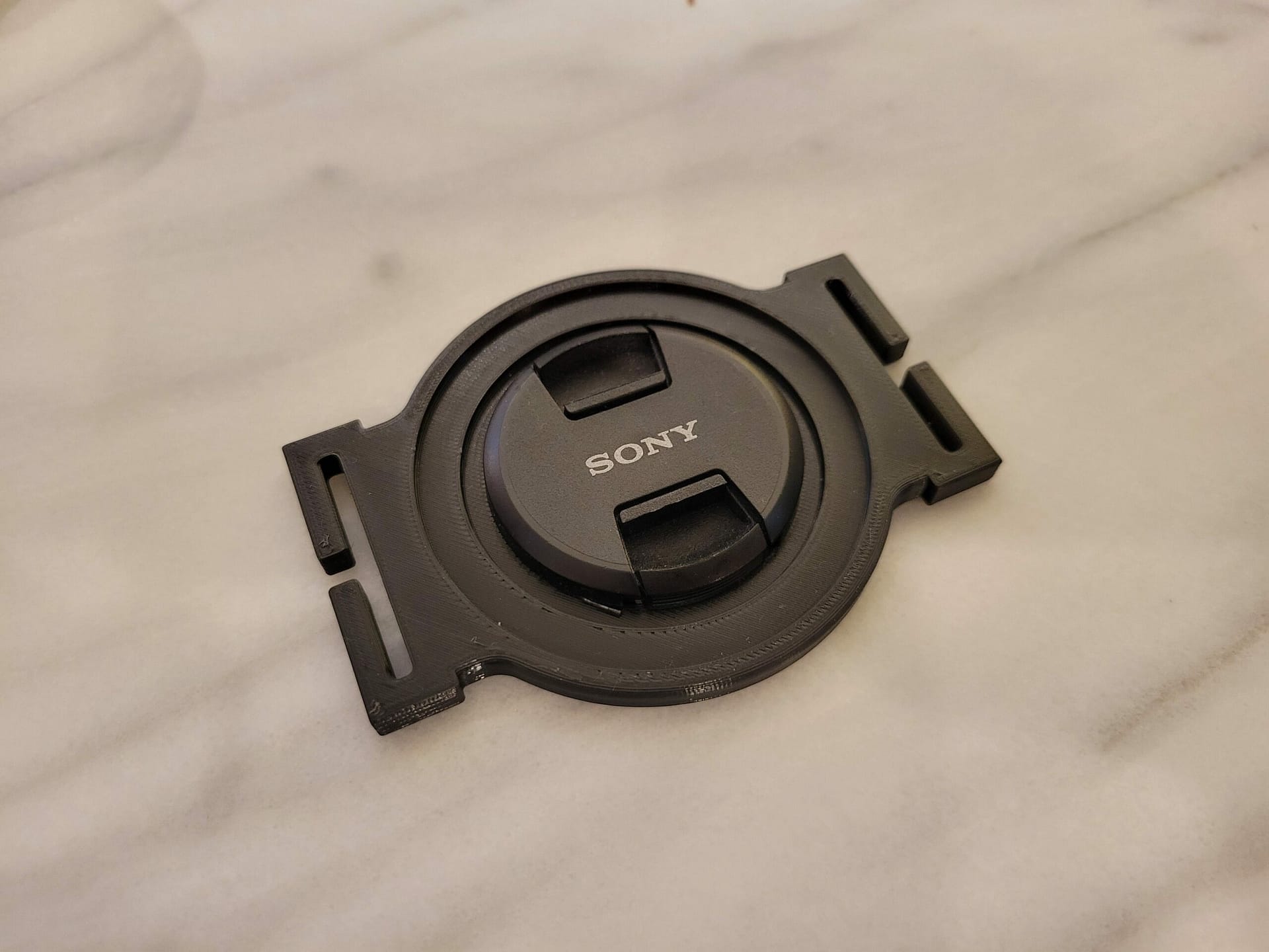 Camera Lens Cap Holder (49mm, 58mm, 72mm)