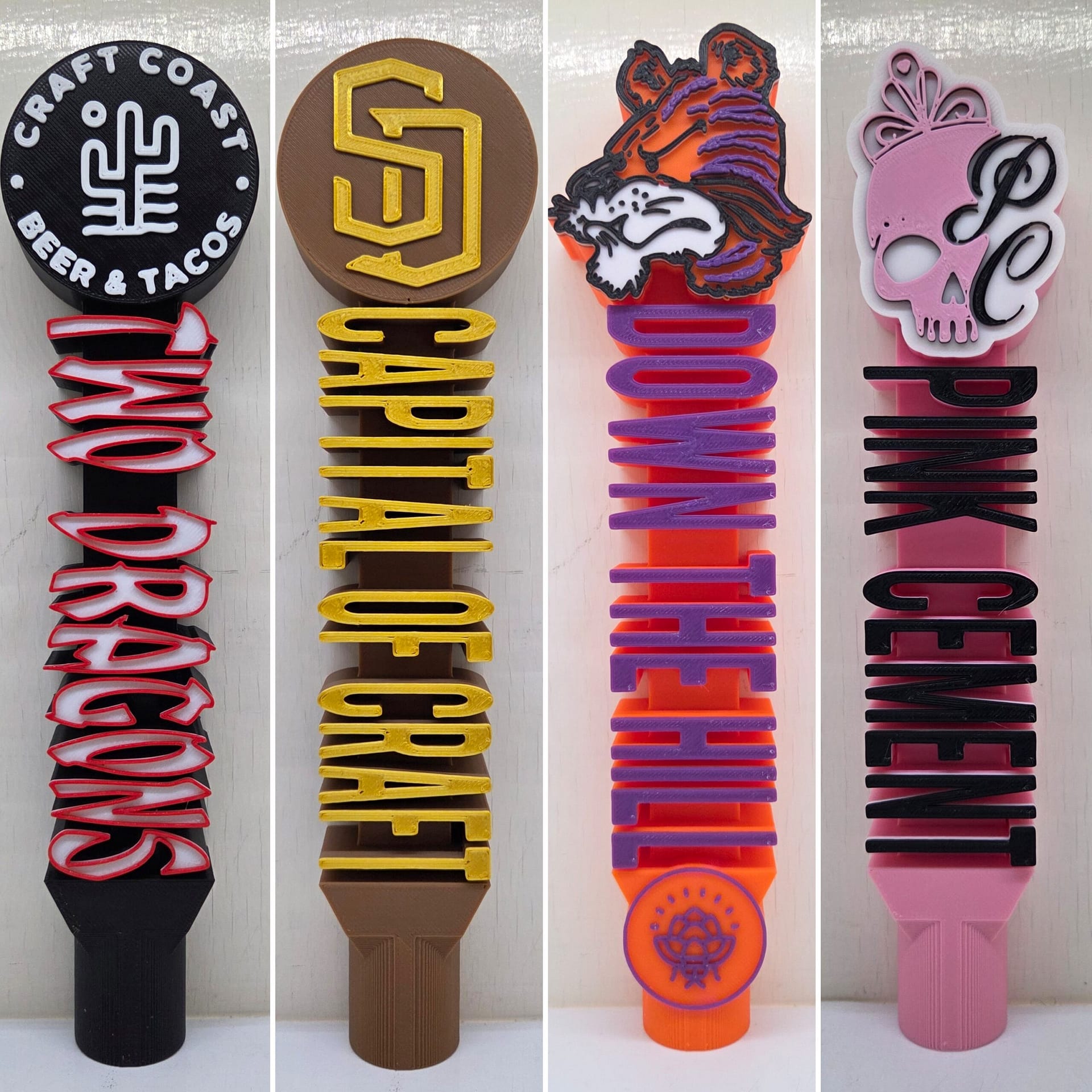 Custom Beer Tap Handles for Homebrewers, Bars, and Restaurants