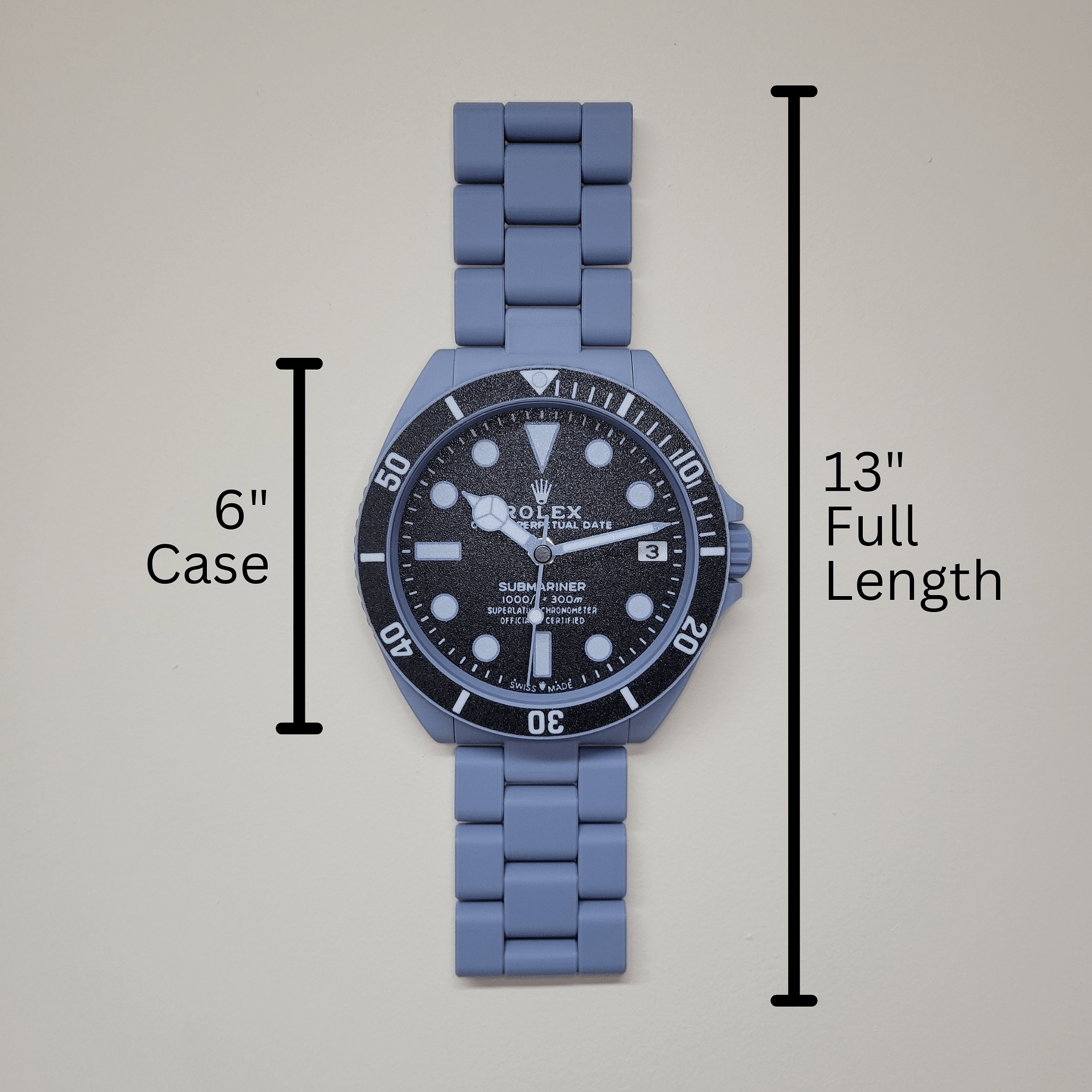 13-inch diver bezel-style wall / desk clock