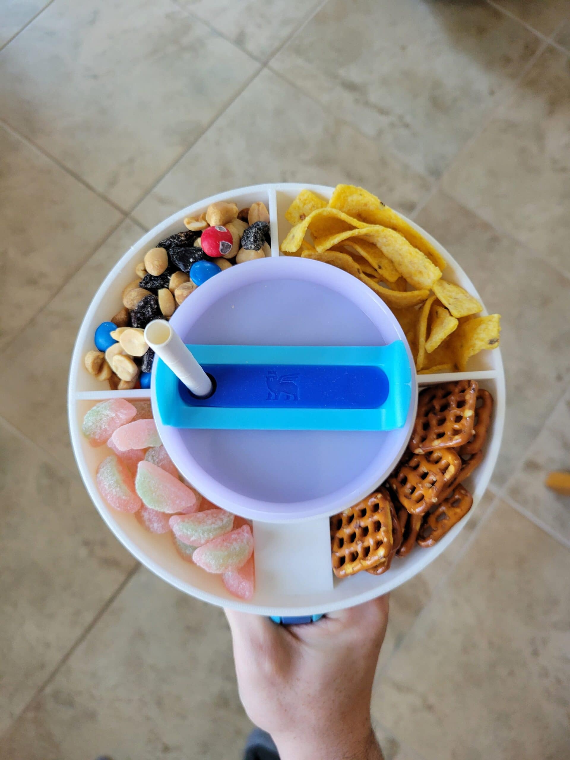 4-Compartment Snack Bowl Tray — Compatible with Stanley 40 oz Tumbler — photo 2
