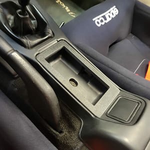 Center Console Ashtray Delete Edge Trim — Compatible with Mazda Miata (1990-1997)