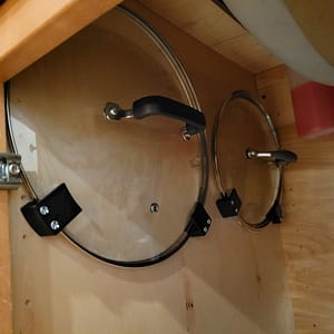Pot / Pan Lid Organizer Brackets (6 pack)