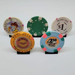 Single Poker Chip Display Stand (5 Pack)