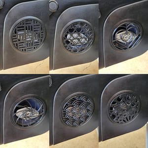 Door Speaker Covers Panel Set (Pair) — Compatible with Mazda Miata NA (1990-1997)