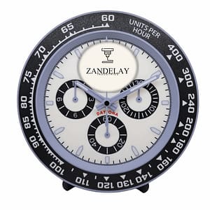 10" Racing Chronograph-Style Wall / Desk Clock — Zandelay Industries hero image