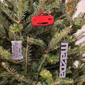 Miata Christmas ornaments